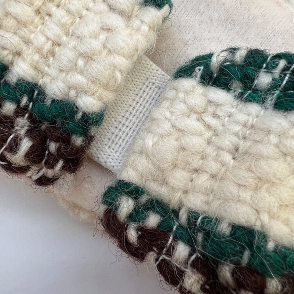 Barefoot Handweaving Winter Headband Ear Covering Cotton Wool Made in Canada - Picture 6 of 8